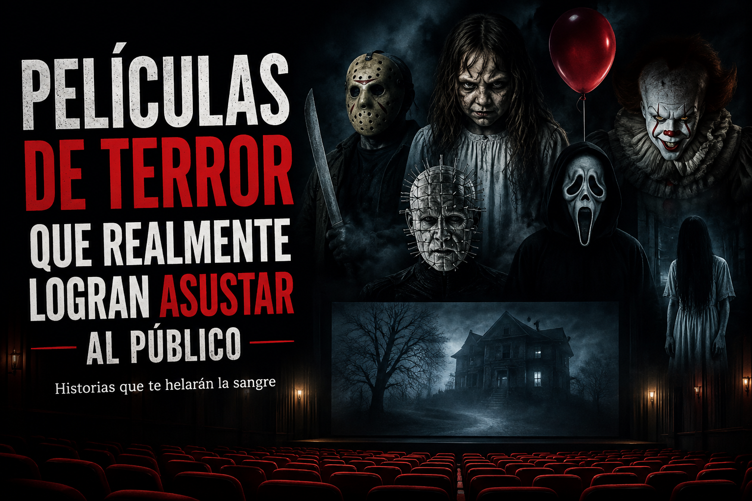 Películas de terror que realmente logran asustar al público